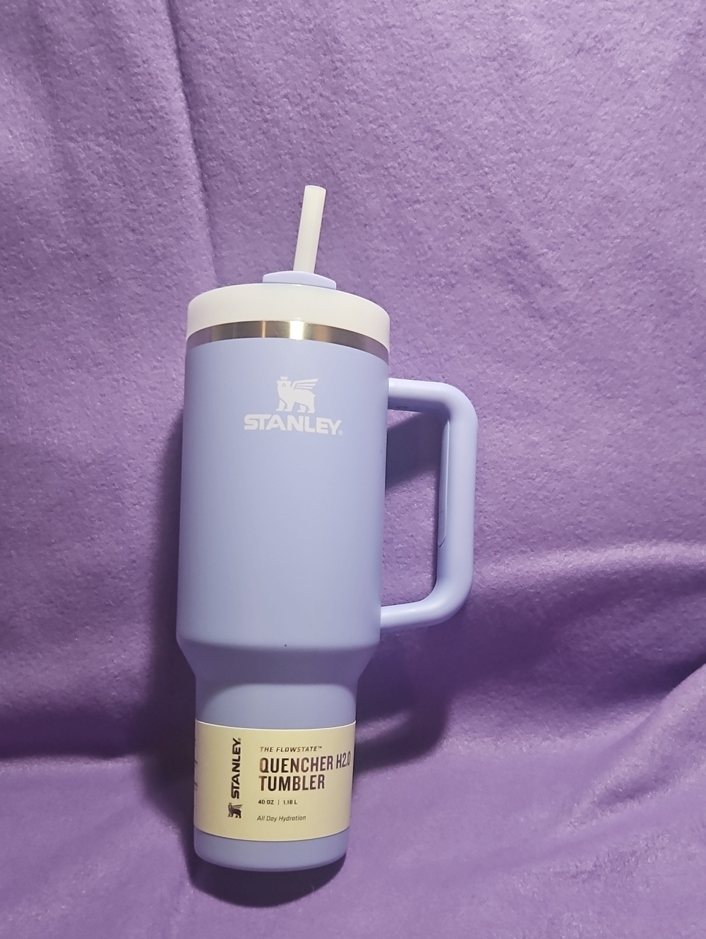 Stanley Lavender Quencher Tumbler with Handle and Straw